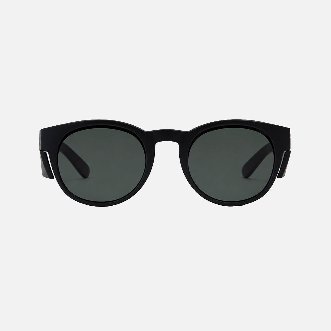 Chippy - Safety Matte Black Frame Grey Polarized Lens