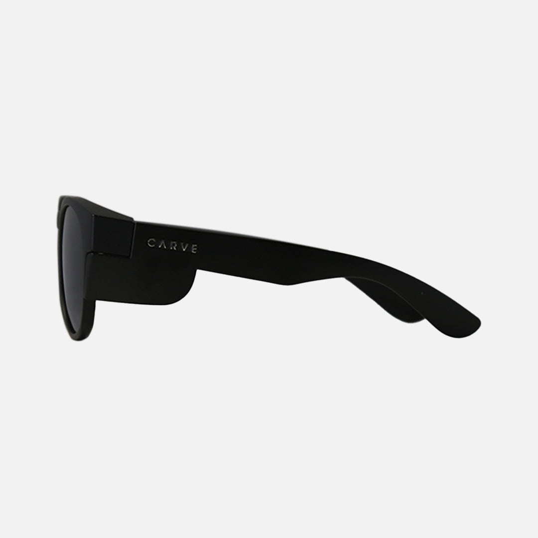 Chippy - Safety Matte Black Frame Grey Polarized Lens