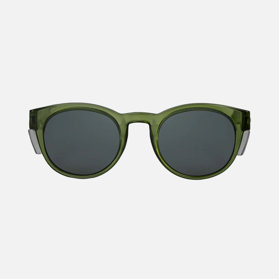 Chippy - Safety Crystal Green Frame - Grey Polarized Lens
