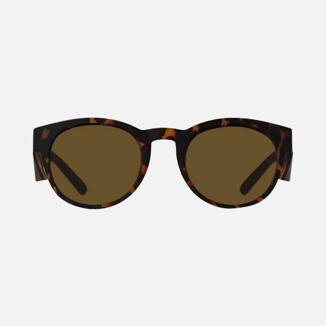CHIPPY SAFETY -  WITH A MATTE TORT FRAME AND BROWN POLARIZED LENS