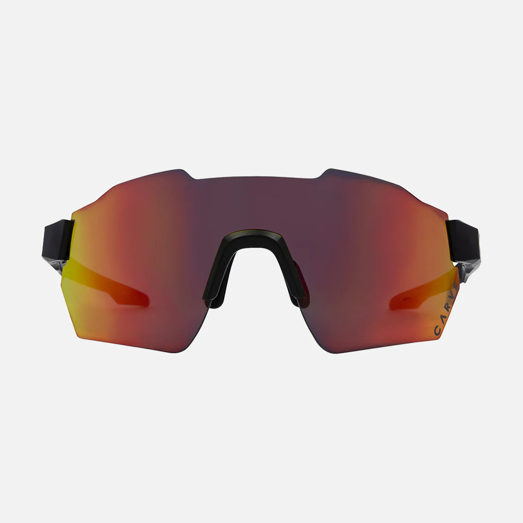 Level Up - Frame: Matte Black <br> Lens: Grey with External Red Iridium