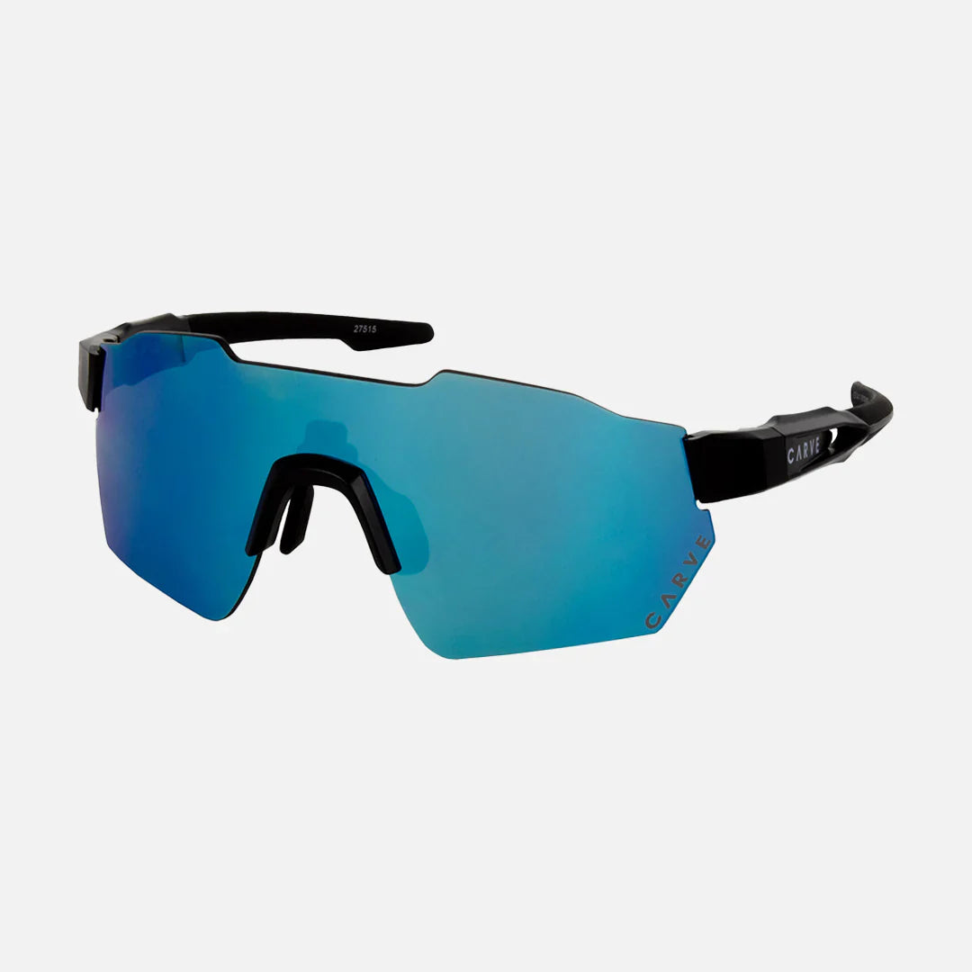Level Up HD - Frame: Matte Black <br> Lens: Rose with External Blue Iridium