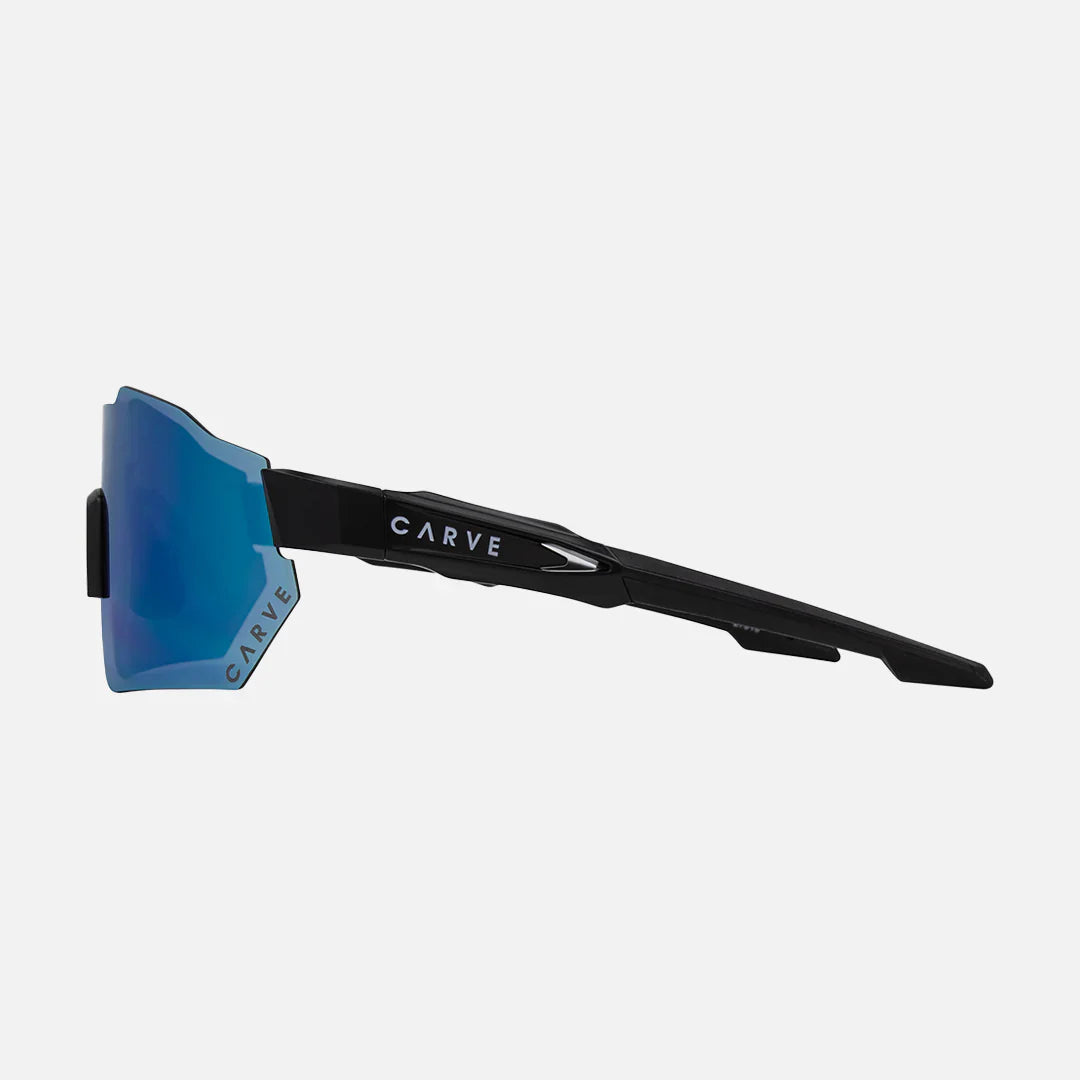 Level Up HD - Frame: Matte Black <br> Lens: Rose with External Blue Iridium