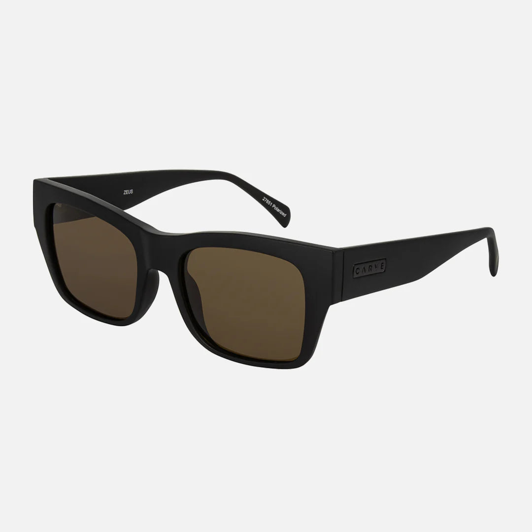 Zeus - Matt Black Frame with Bronze Polarized Lens