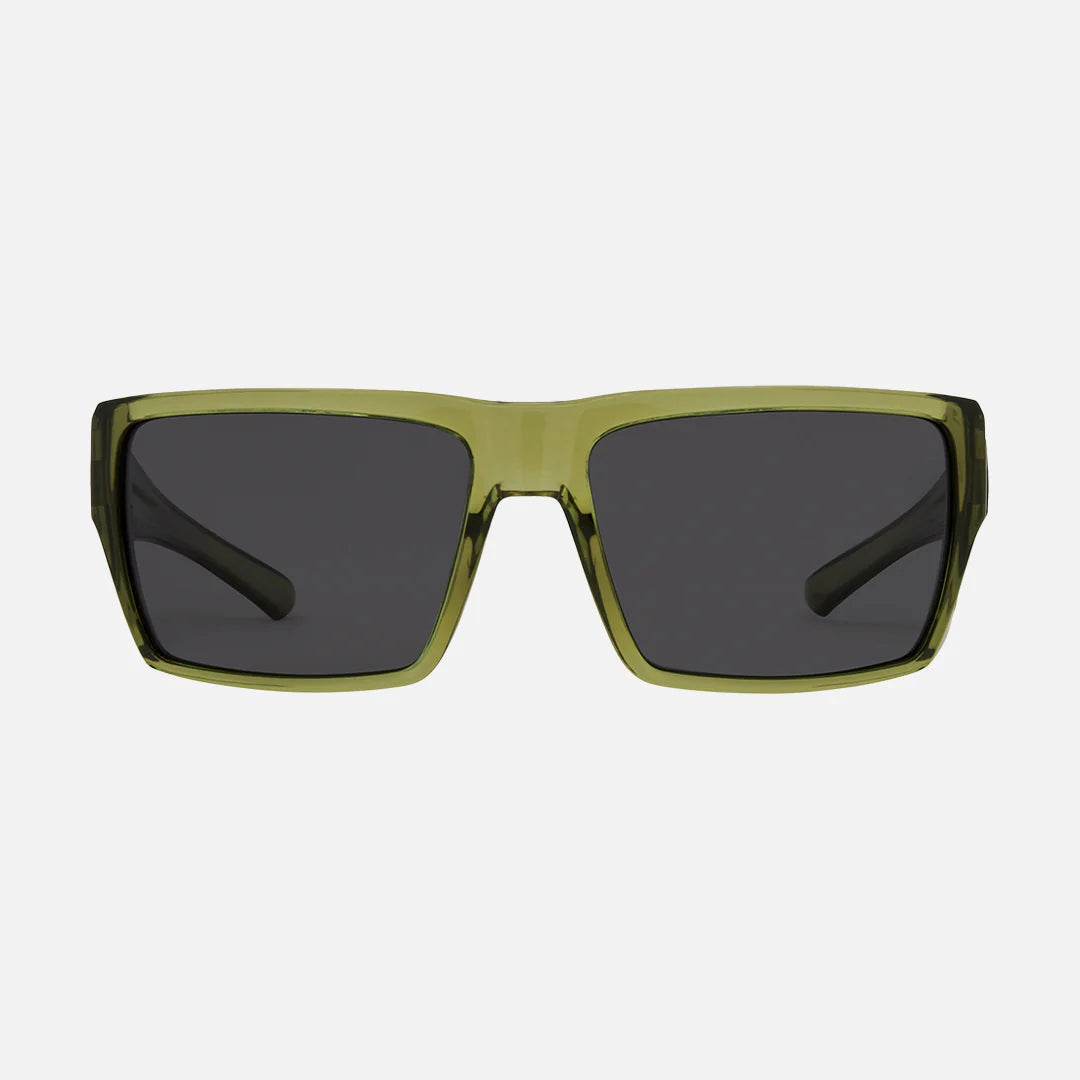 Sanada - Gloss Crystal Chartreuse Frame with Grey Polarized Lens