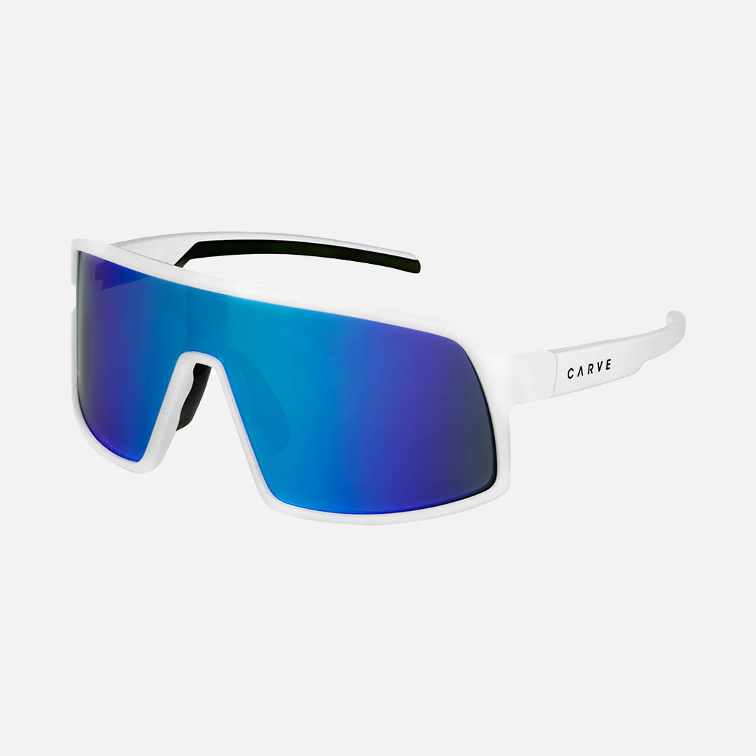 Sierra - Frame: Gloss White <br> Lens: Rose with External Blue Iridium
