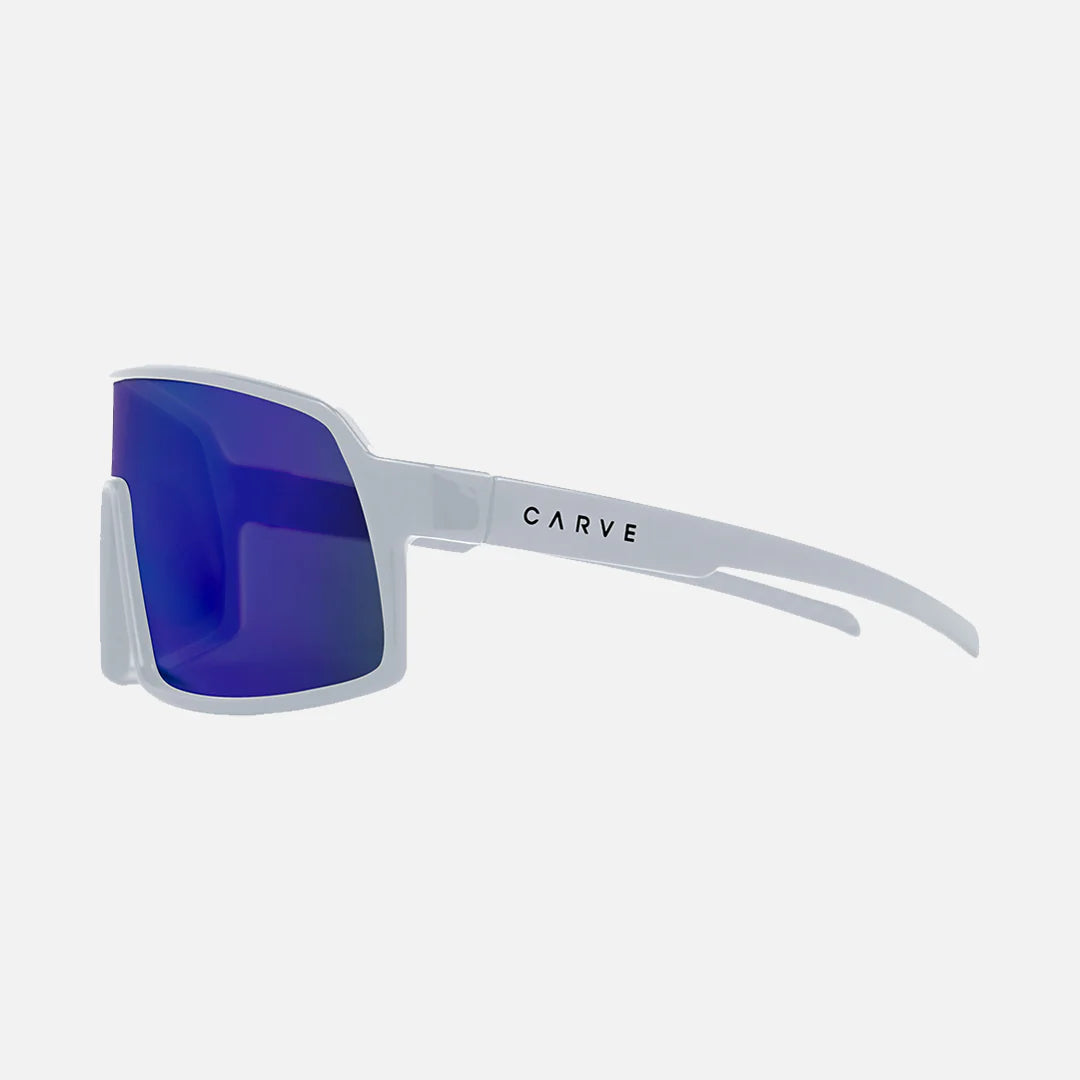 Sierra - Frame: Gloss White <br> Lens: Rose with External Blue Iridium