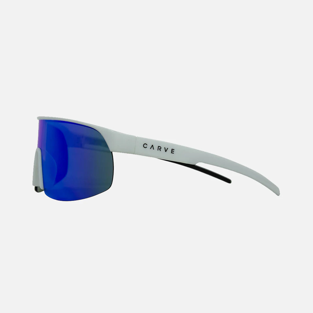 Velocity -  Gloss White, Rose with External Blue Iridium