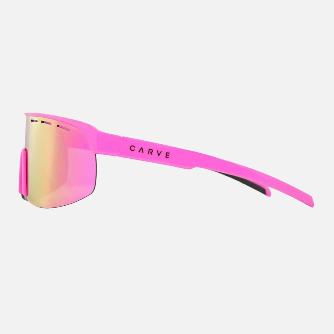 Velocity - Frame: Gloss Pink <br> Lens: Grey with External Pink Iridium plus Venting