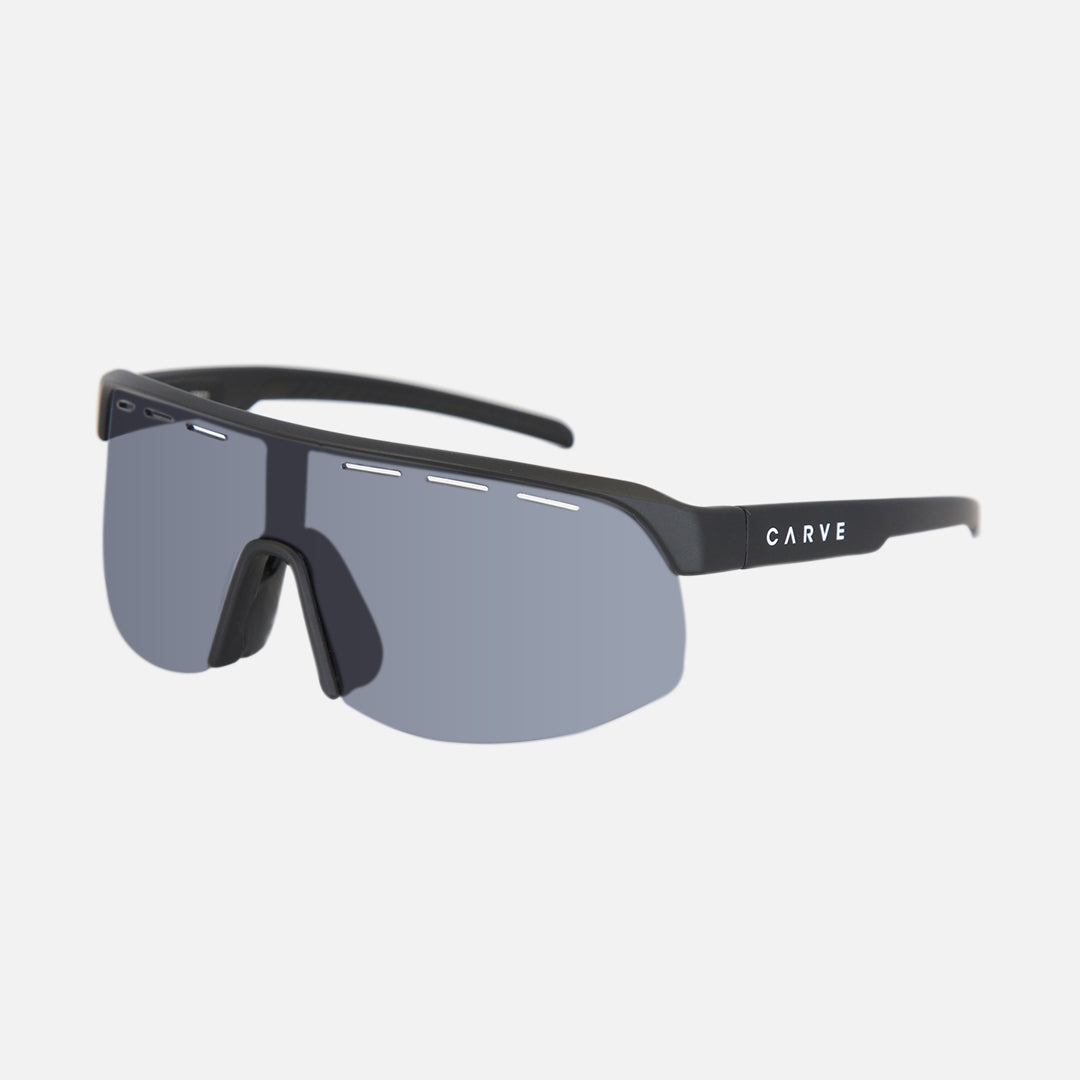 Velocity - Frame: Matte Black <br> Lens: Grey Lens with Venting