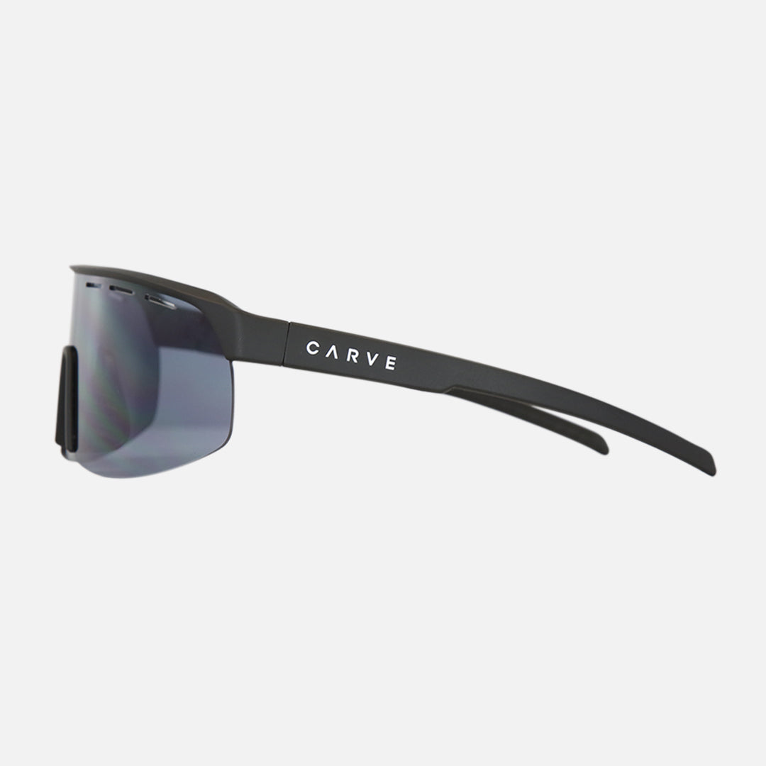 Velocity - Frame: Matte Black <br> Lens: Grey Lens with Venting