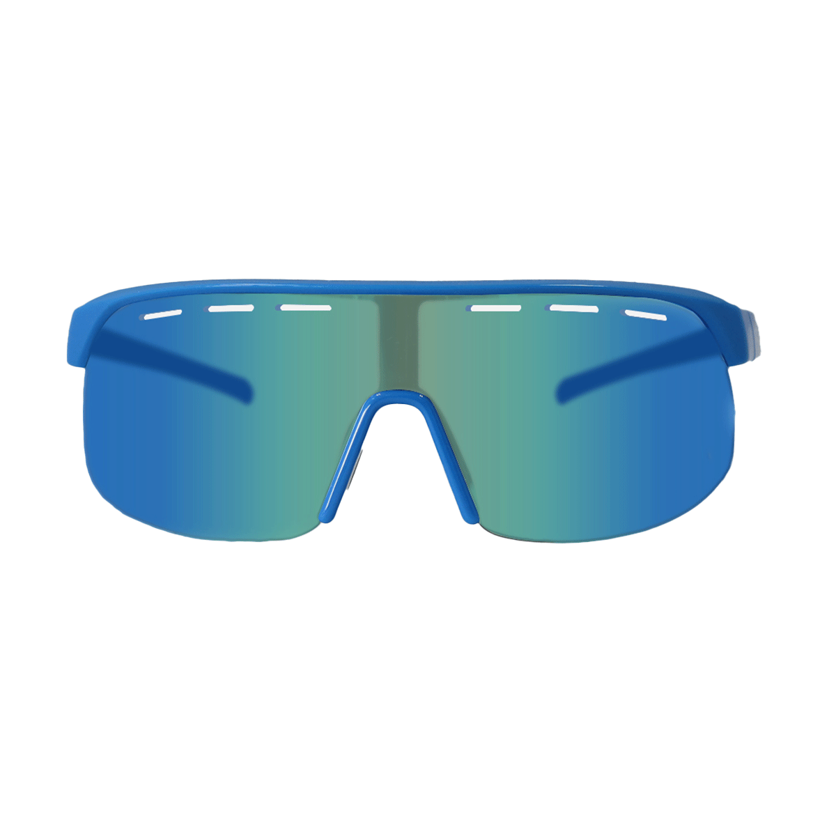 Velocity HD -  Gloss Blue Frame, Rose Lens with Blue Iridium plus Venting