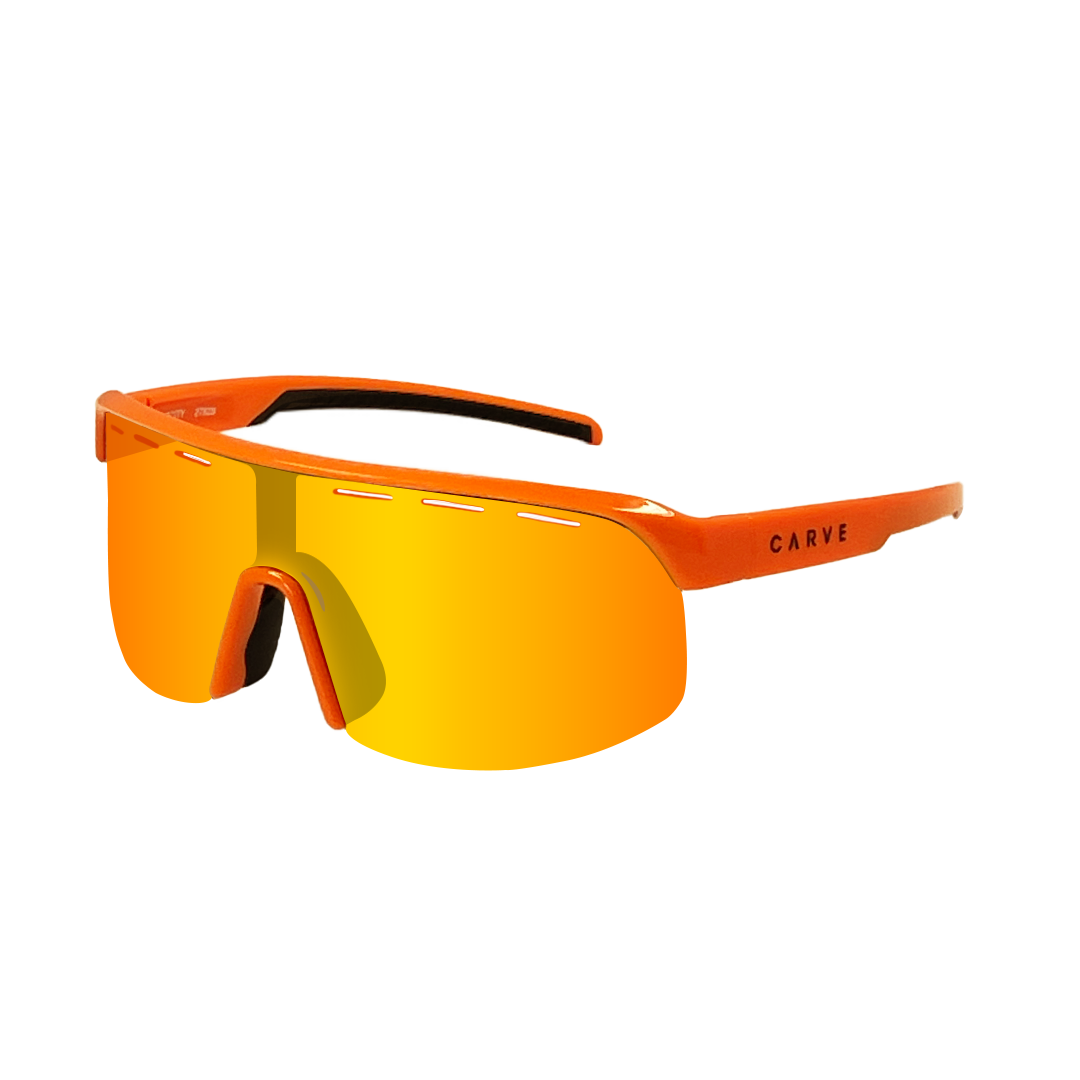 Velocity HD - Gloss Orange Frame, Grey Lens with Orange Iridium plus Venting