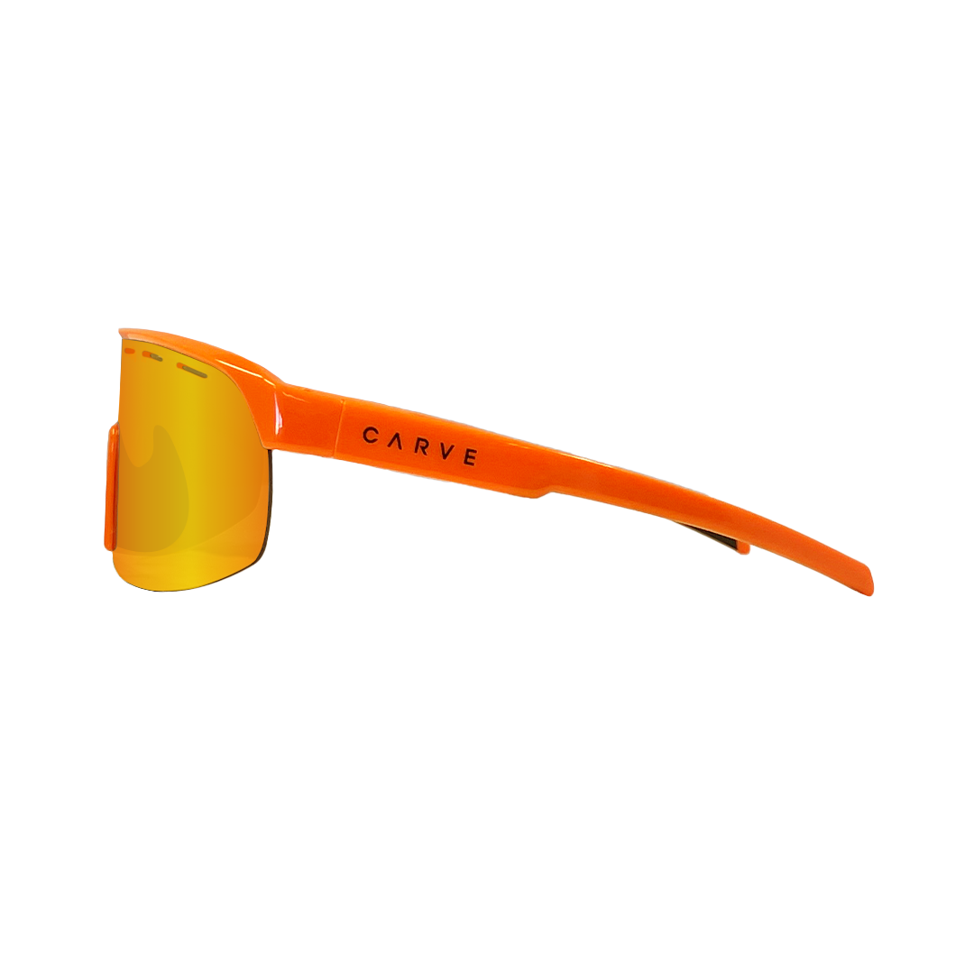 Velocity HD - Gloss Orange Frame, Grey Lens with Orange Iridium plus Venting