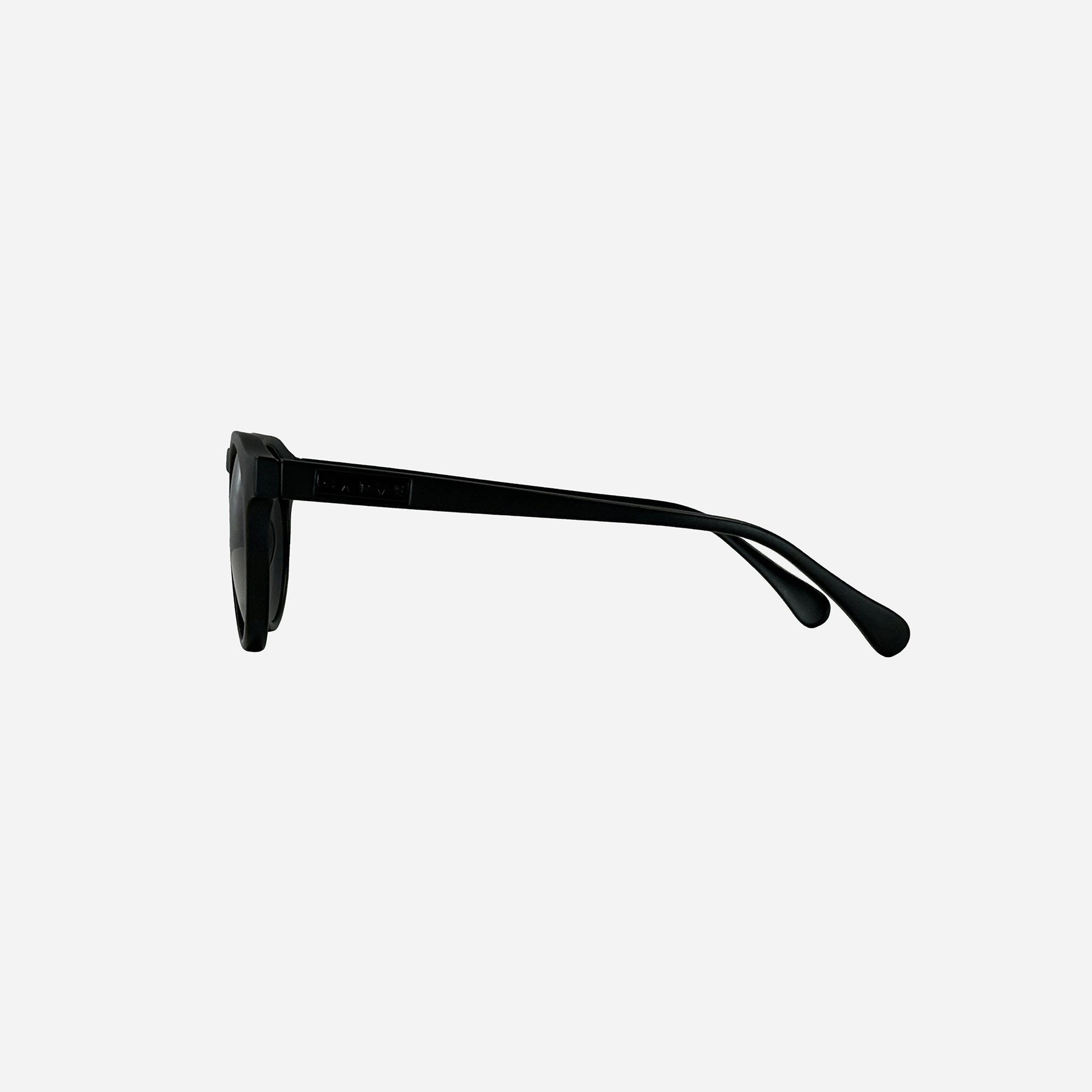 Hudson - Matt Black Frame Grey Lens
