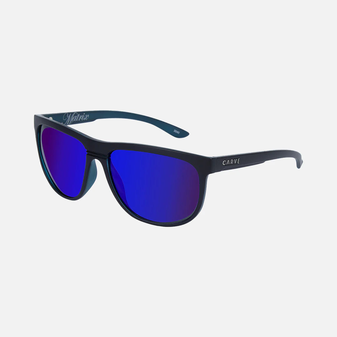 Matrix - Iridium Matt Black Frame Sunglasses