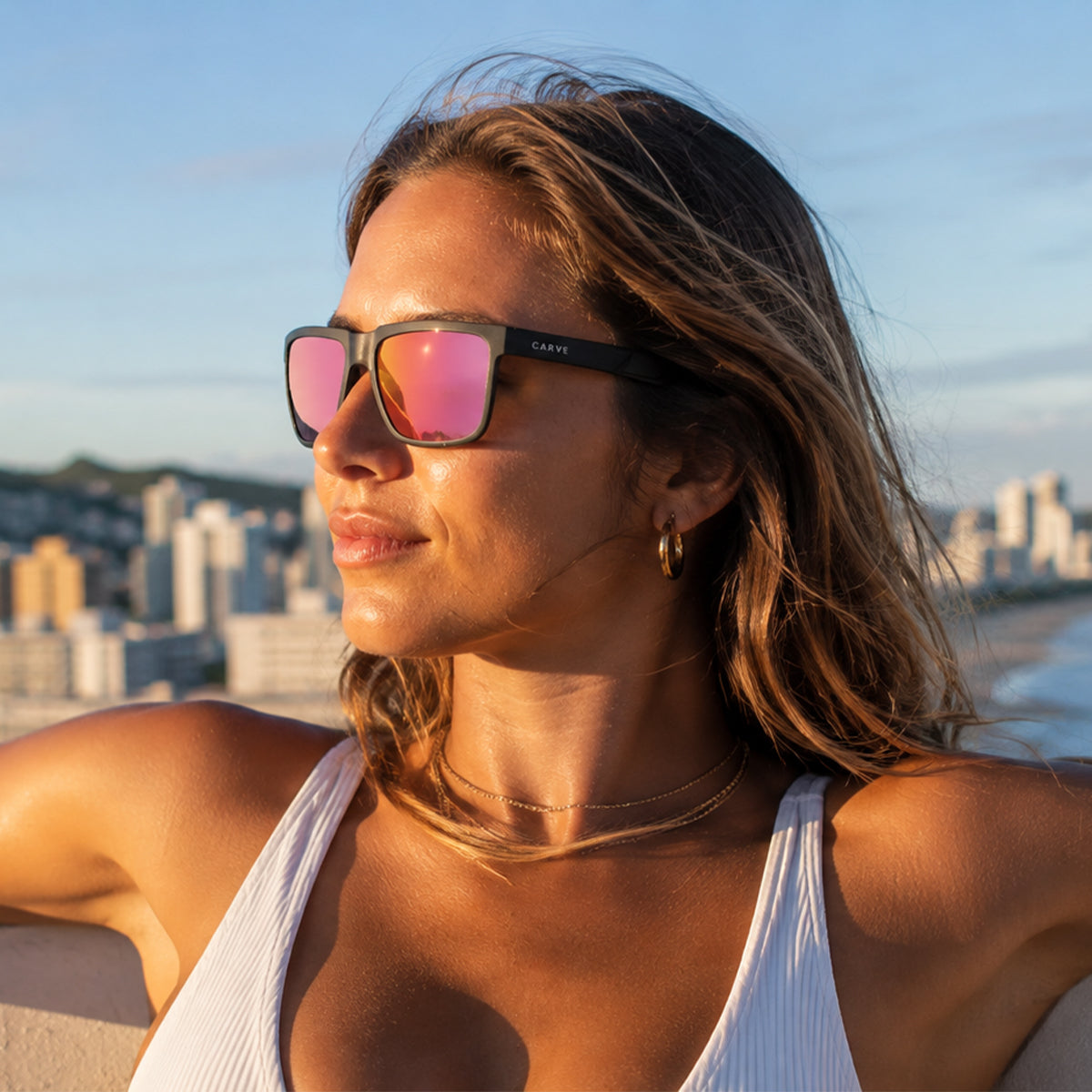Phenomenon - Matte Black Frame Grey Red Iridium Lens