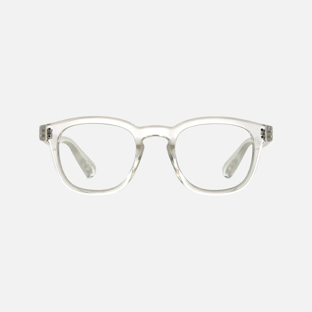 Havana - Blue Light Gloss Clear Frame Glasses