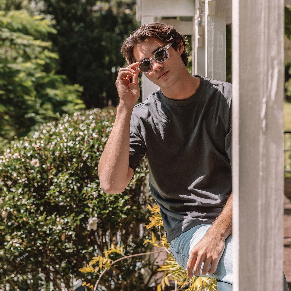 Havana - Gloss Clear Crystal Frame with Grey Polarized Lens