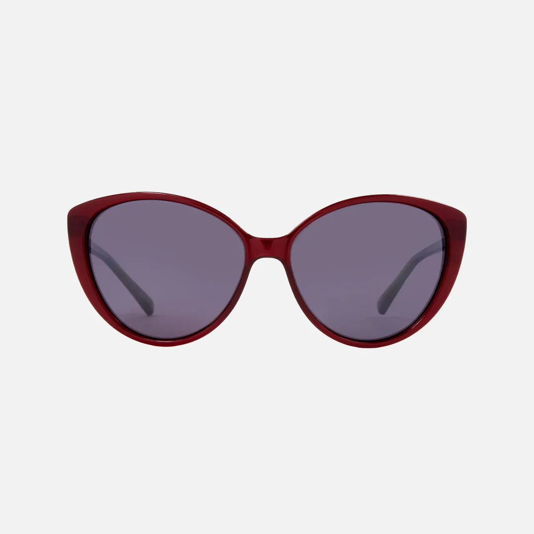Brigitte - Polarized Pearl Red Frame Sunglasses