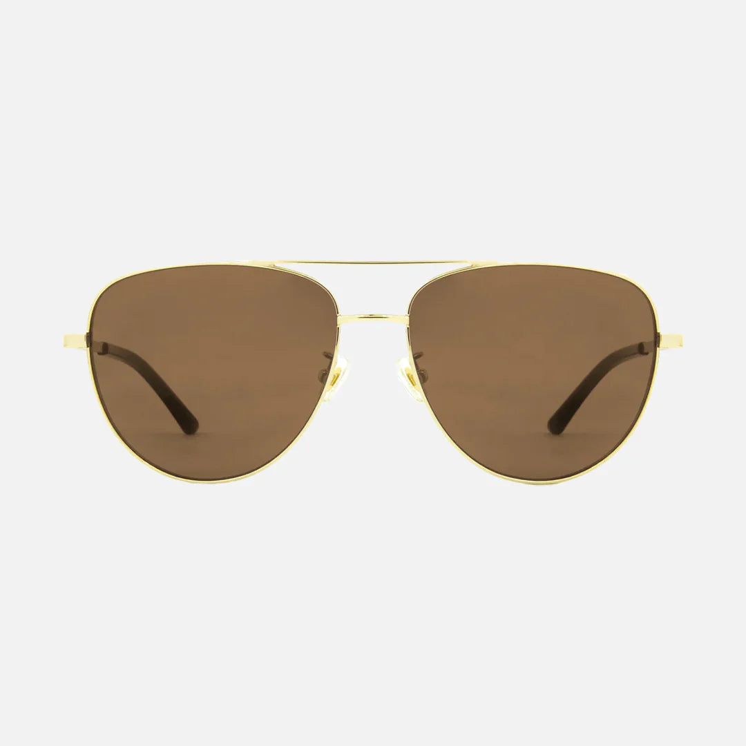 Solana - Gloss Gold Metal Brown POL Lens
