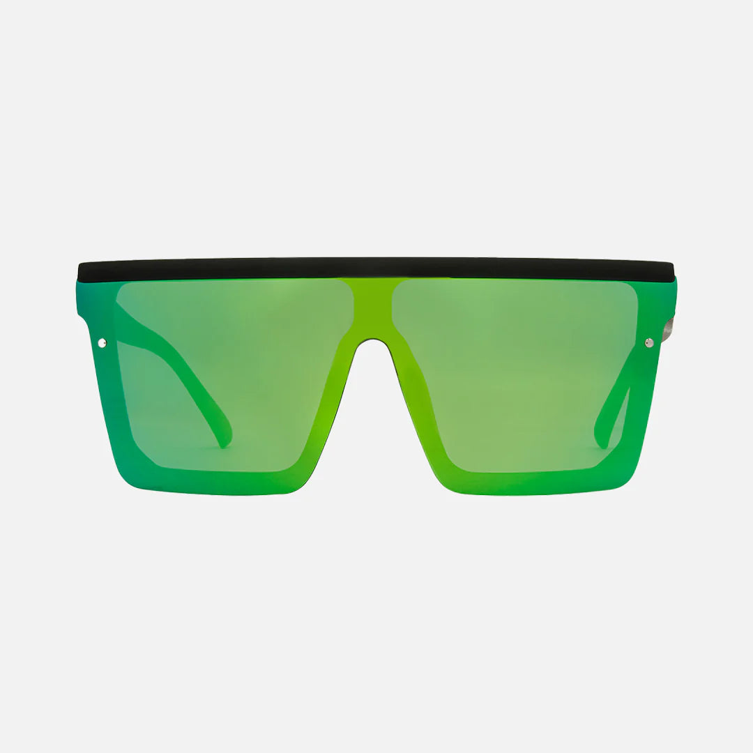 Muse -  Matte Black Frame Green Iridium Lens