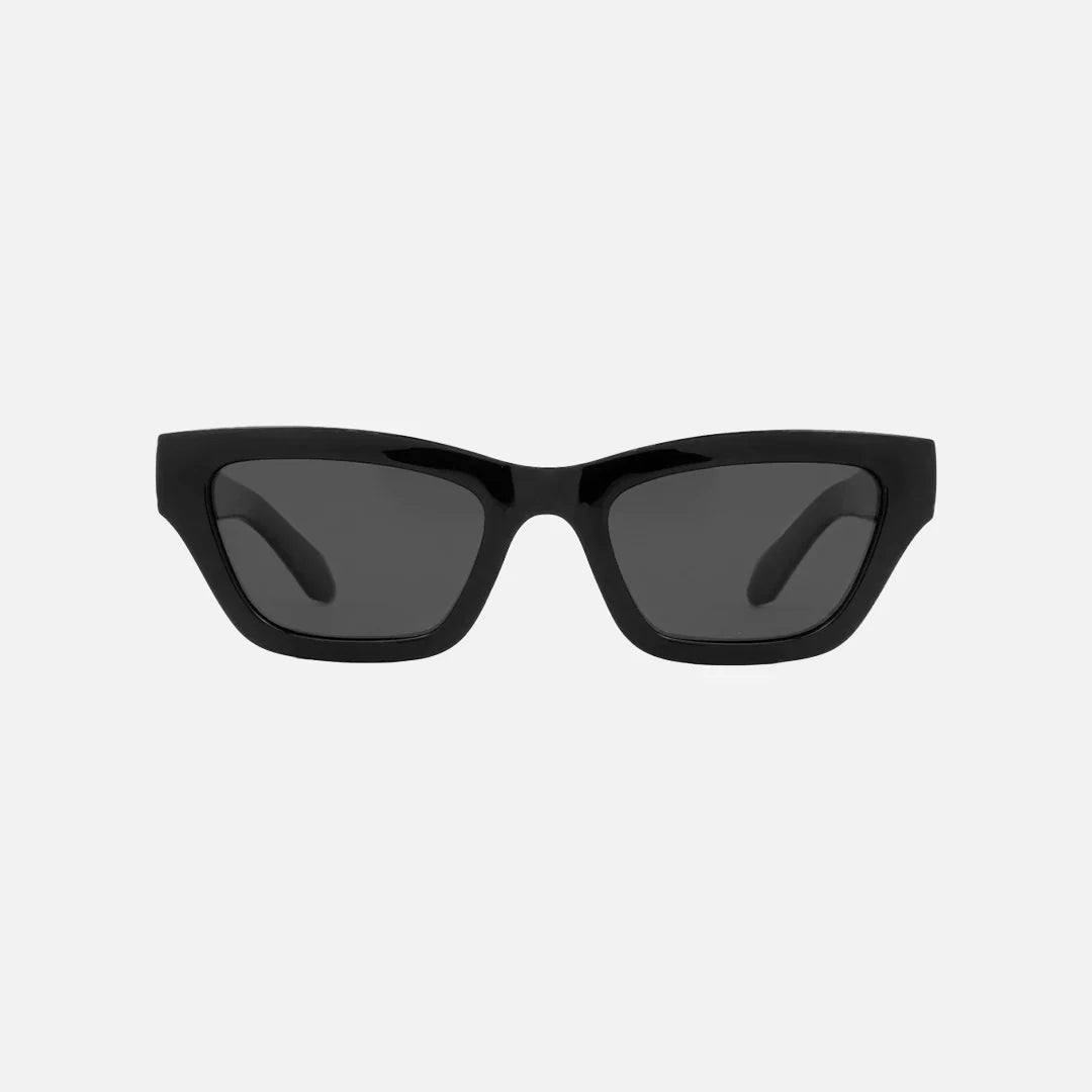 Valencia - Gloss black Dark Grey Polarized Lens