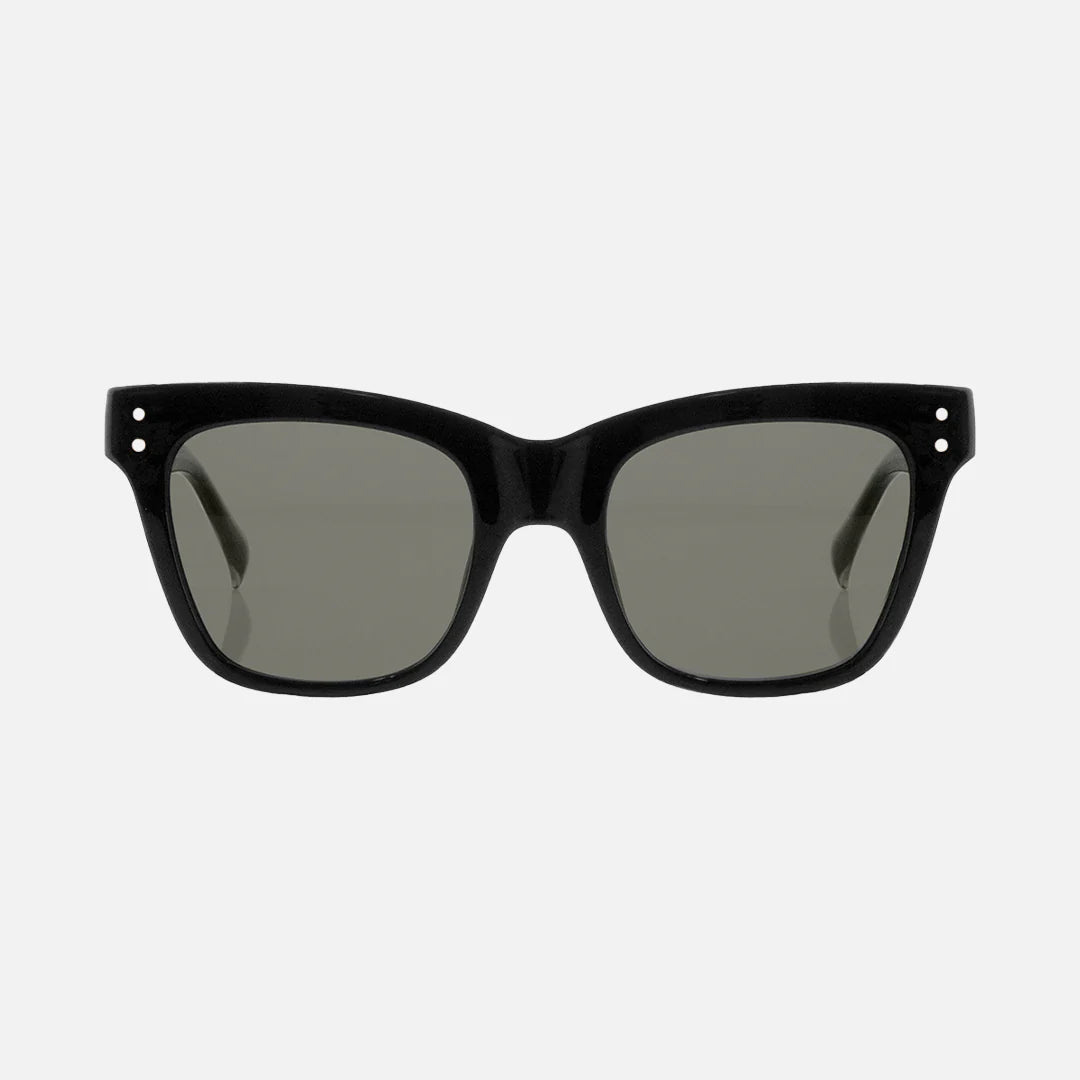 Leopold - Gloss black Muted Tort Temples Grey Lens