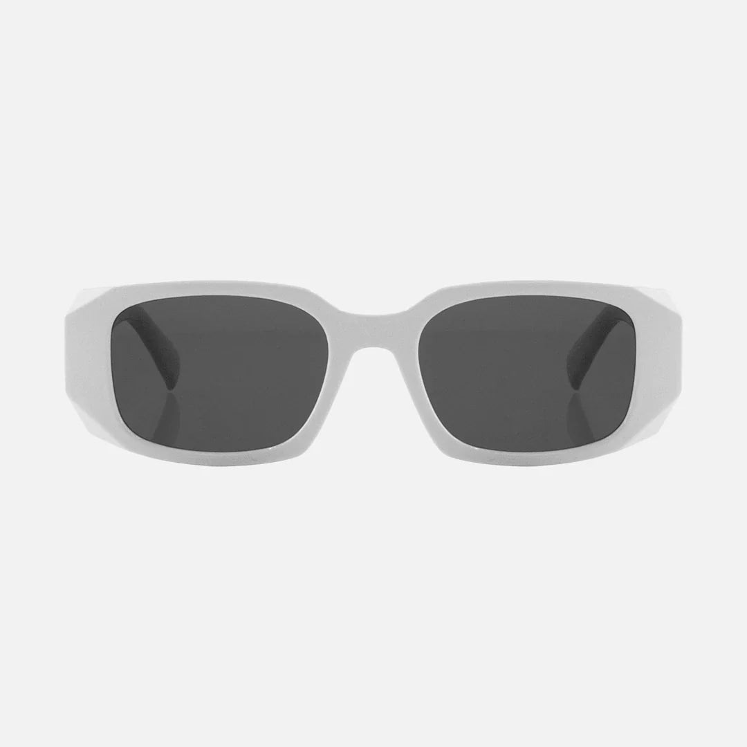 Milan - Gloss White Dark Grey Lens