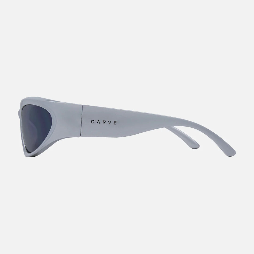 Kubix - Gloss Silver Frame with Grey Mirrored Lens