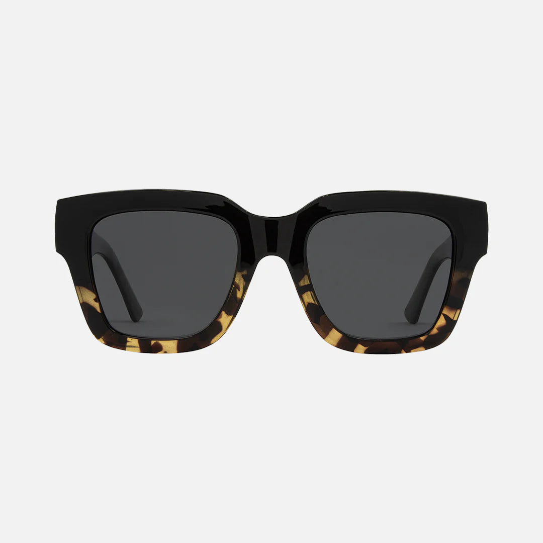 Soho - Gloss Black to Tort Frame with Grey Lens