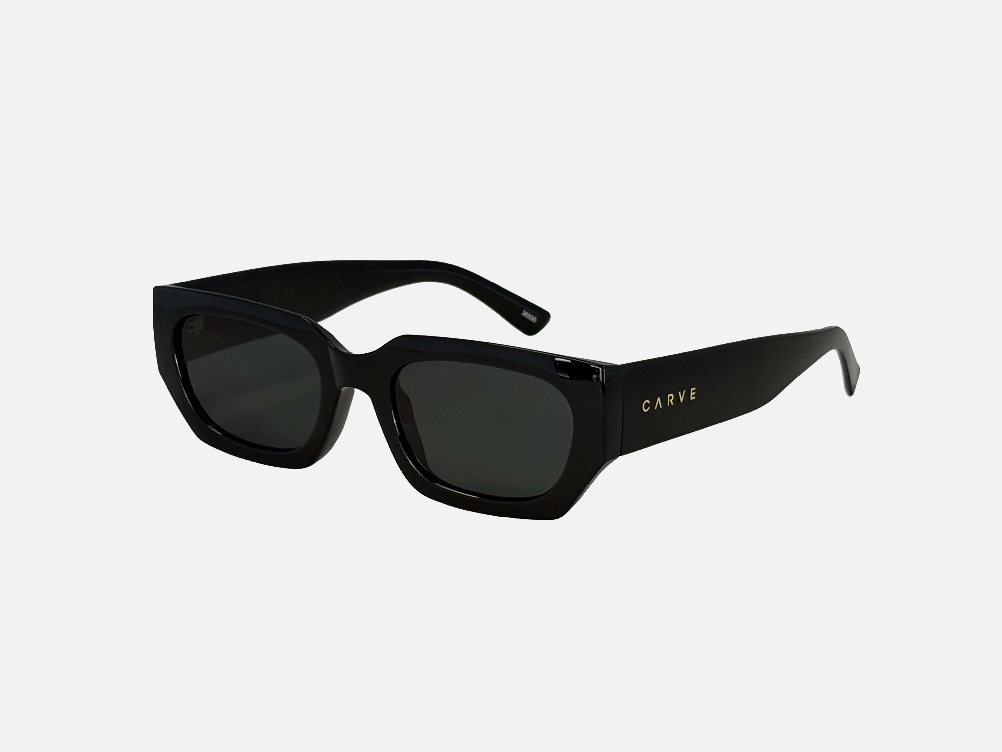 Vinca - Gloss Black Grey Lens