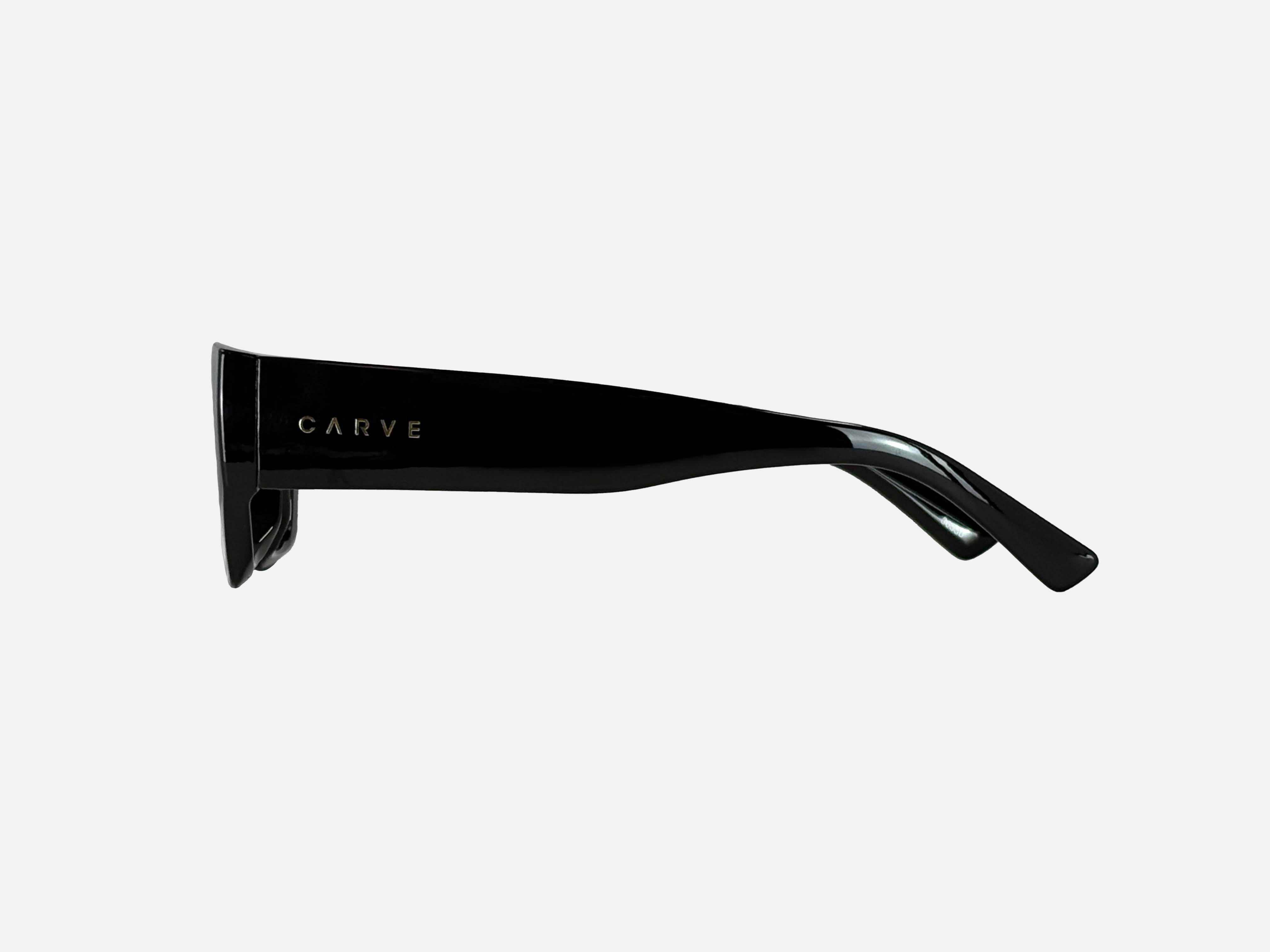 Vinca - Gloss Black Grey Lens
