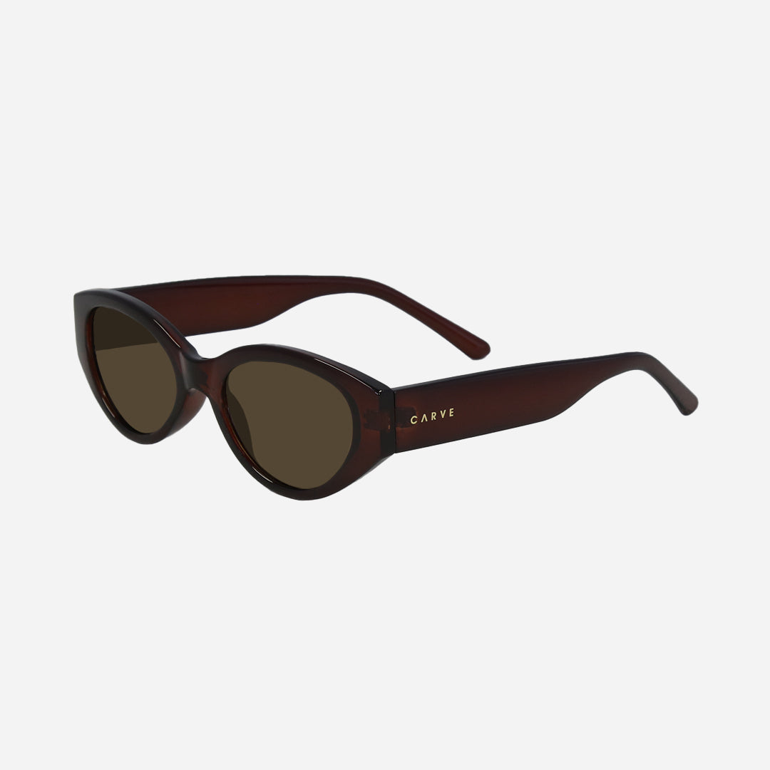 Lola - Dark Brown with Brown Lens