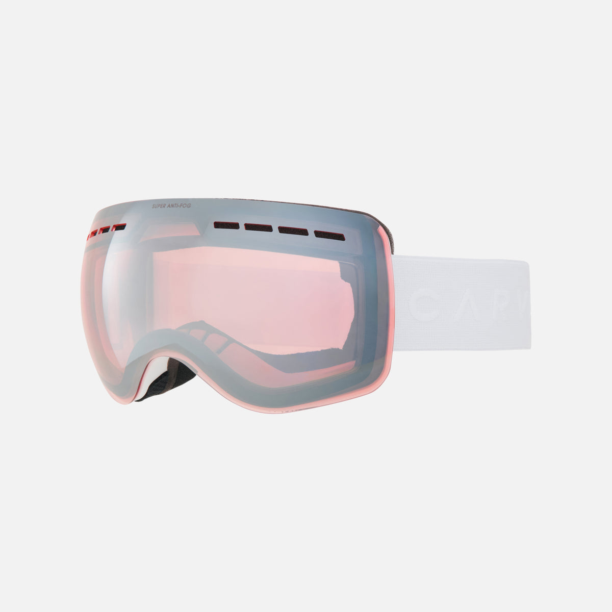 Titanium - Matt White Frame, Rose Lens with Silver Iridium