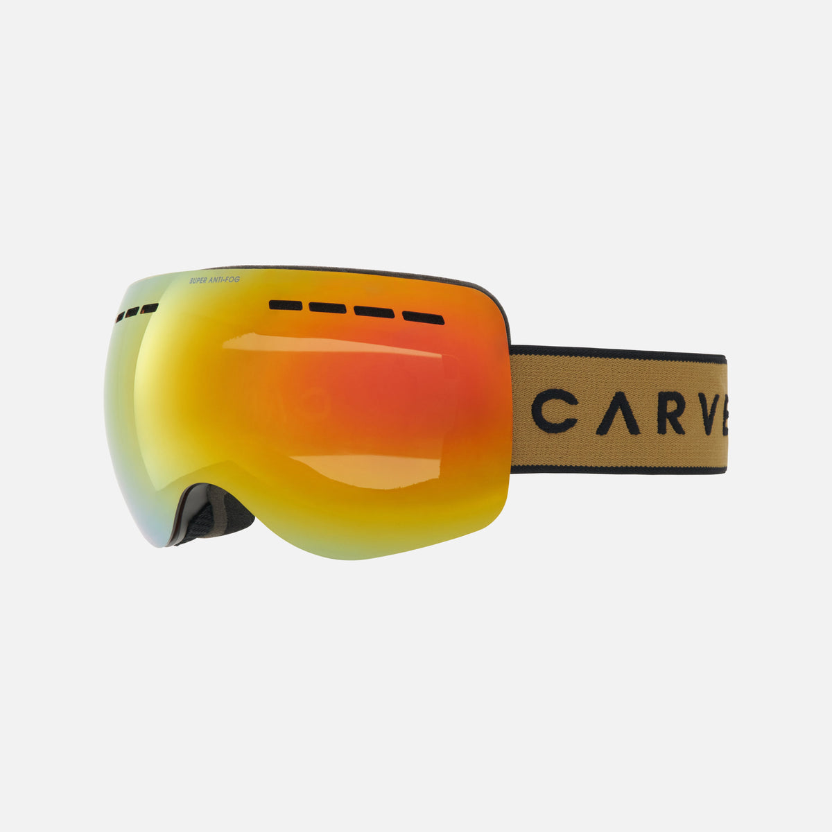 Titanium - Matt Black Frame, Amber Lens with Gold Mirror