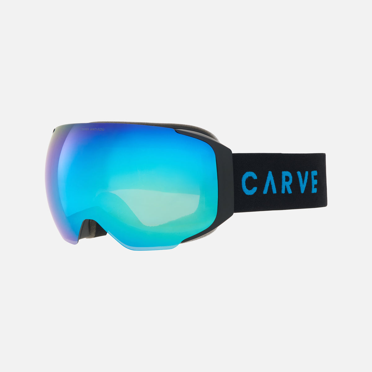 The Boss - Matt Black Frame, Grey with Cyan with Yellow Lens & Clear Flash Coating