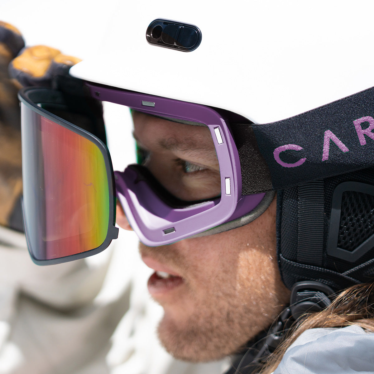 Summit - Matt Violet Frame, Amber Lens with Green/Purple Iridium & Rose lens with Clear Flash Coating
