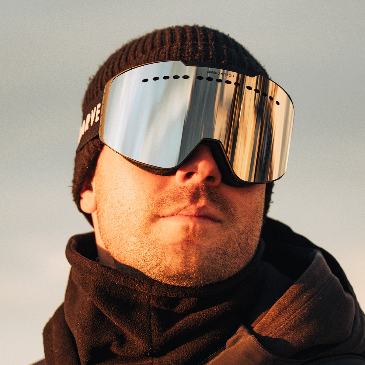 White Out - Matt Black Frame, Grey Lens with Silver Iridium