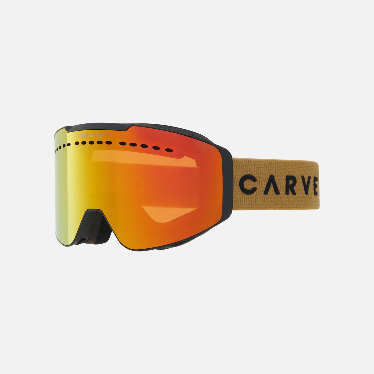 White Out - Matt Black Frame, Orange Lens with Gold Mirror