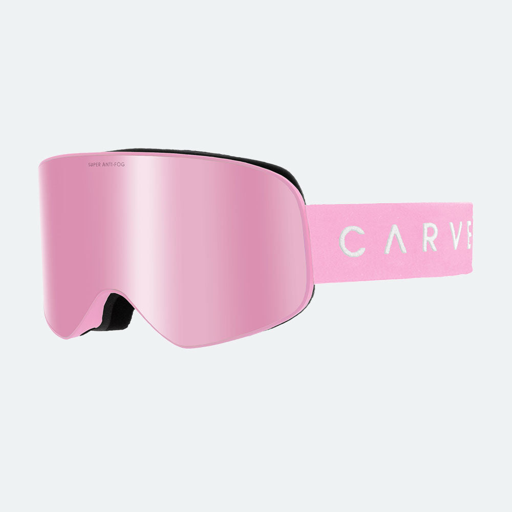 Frother - Matt Pink Frame, Rose Lens with Pink Mirror