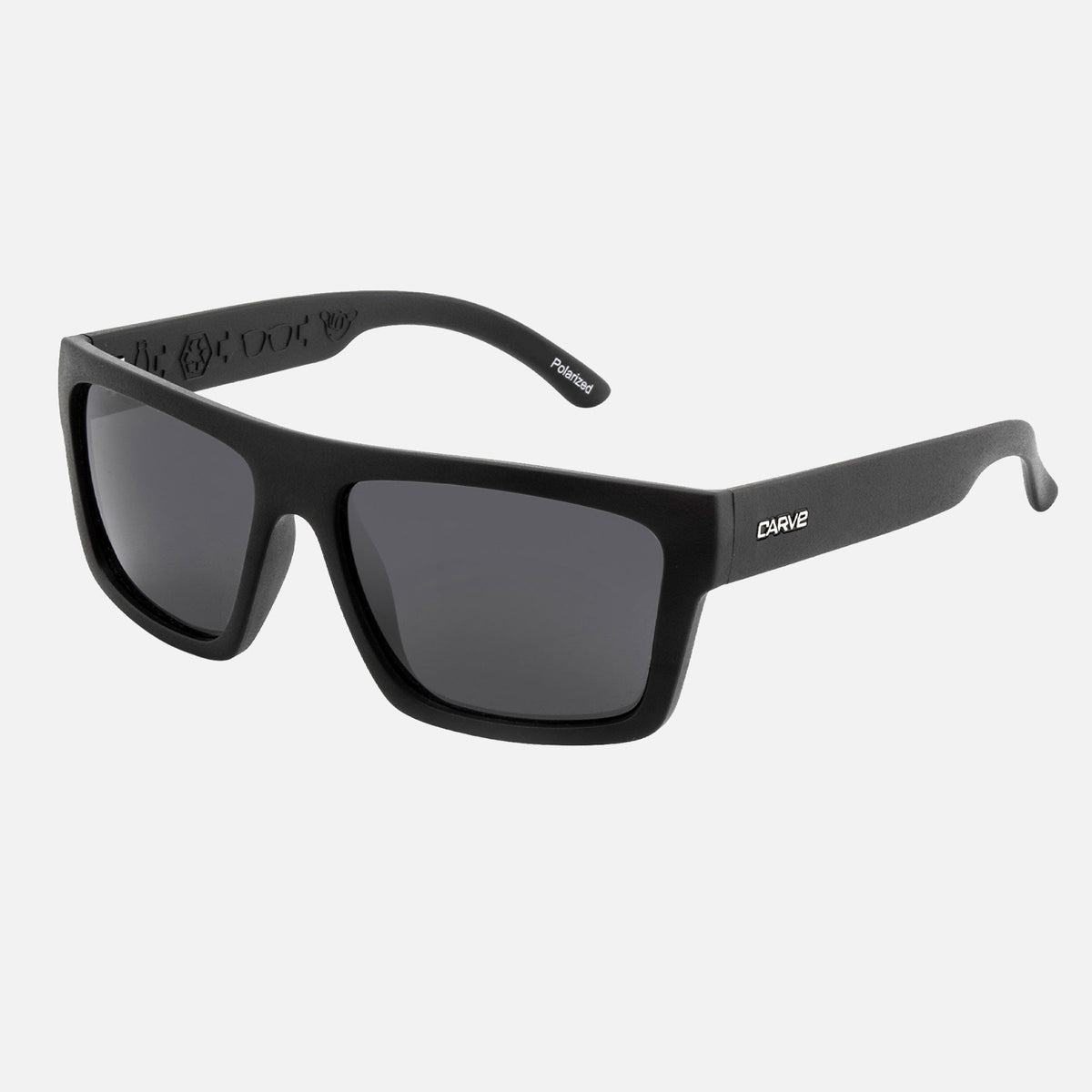Volley - Injected Polarized Matt Black Frame Recycled Sunglasses