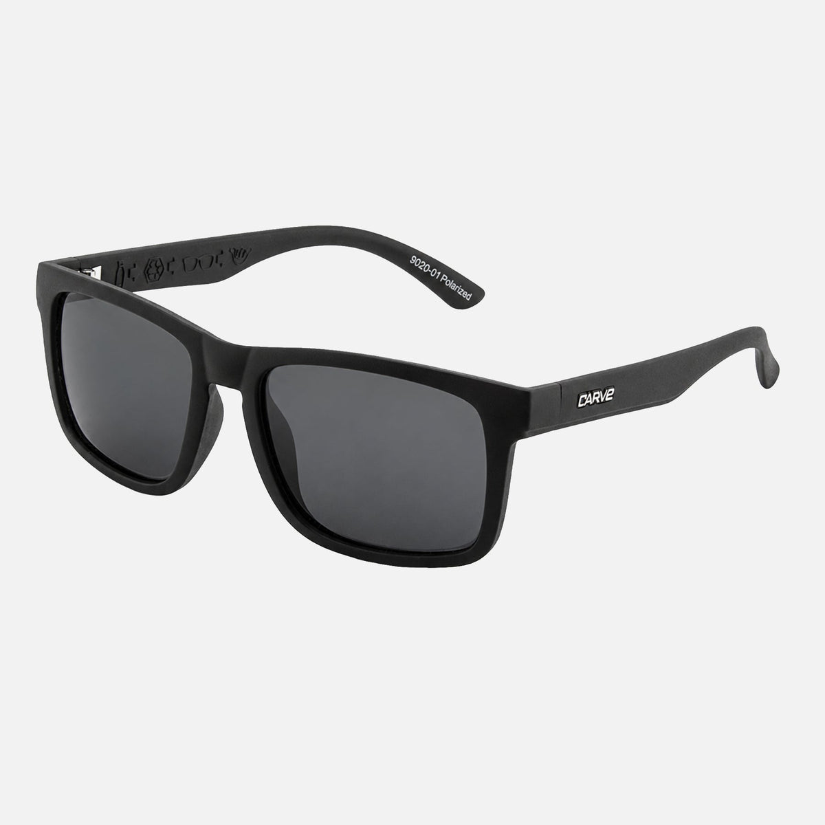 Goblin - Polarized Matt Black Frame Recycled Sunglasses
