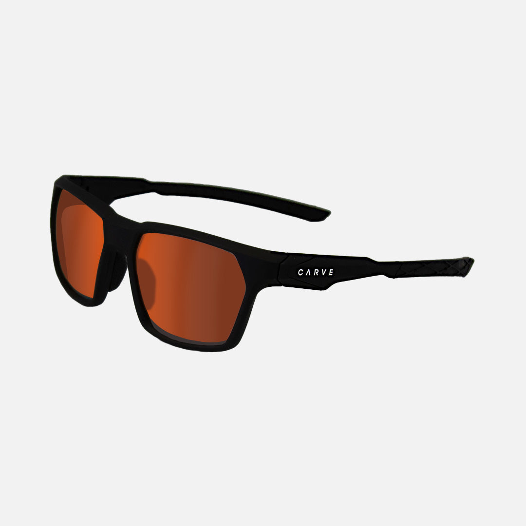 ADVANTAGE - Matte Black Frame w Red Iridium Lens