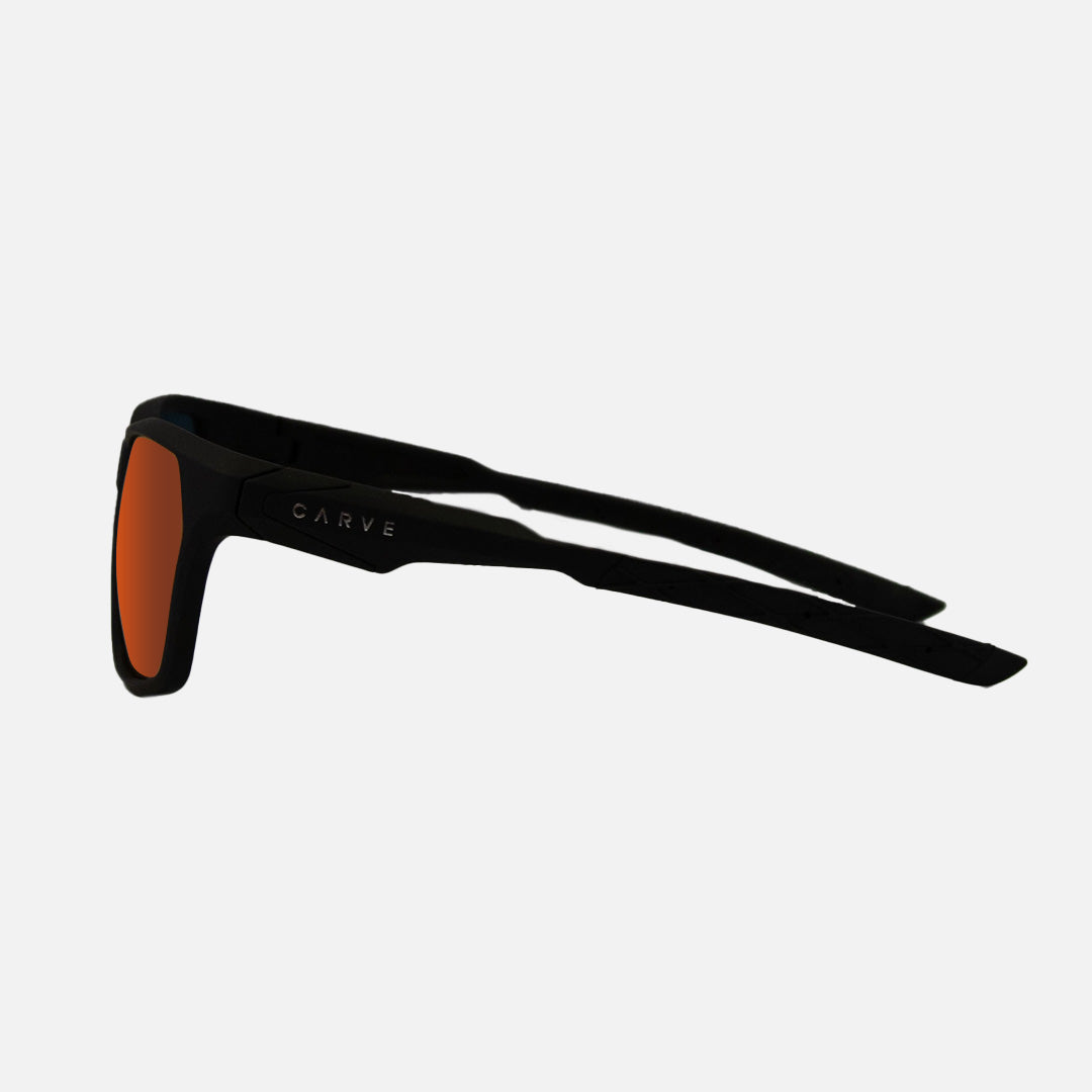 ADVANTAGE - Matte Black Frame w Red Iridium Lens