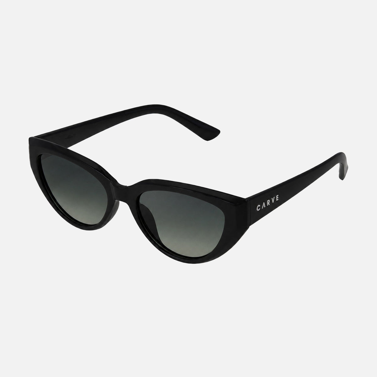 COCO - GLOSS BLACK FRAME WITH GREY POLARIZED LENS