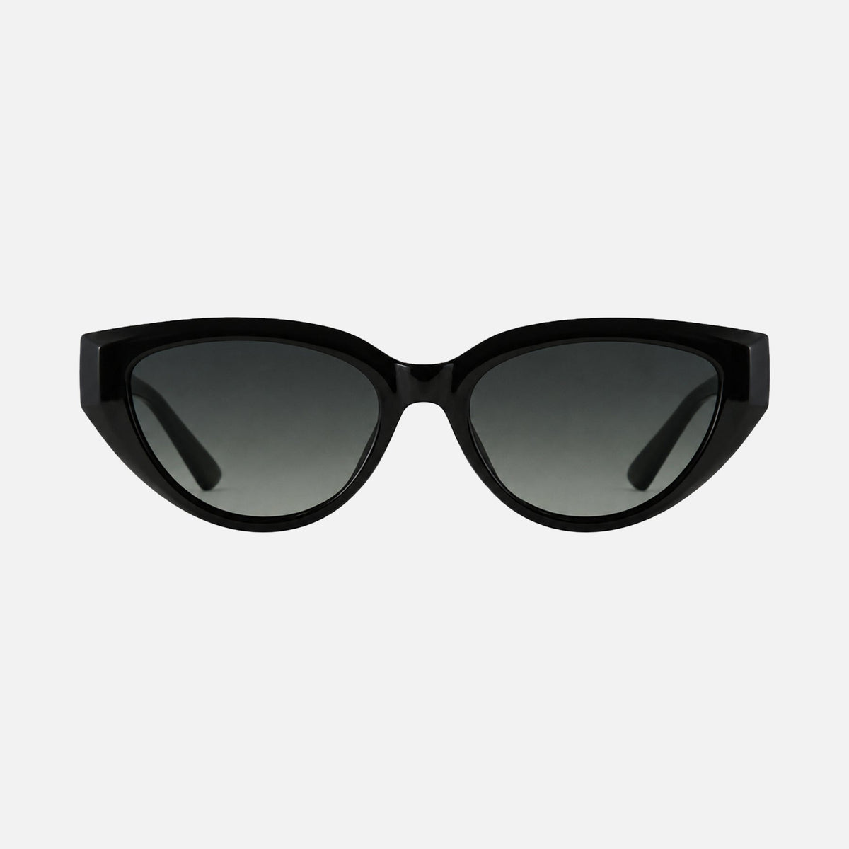 COCO - GLOSS BLACK FRAME WITH GREY POLARIZED LENS