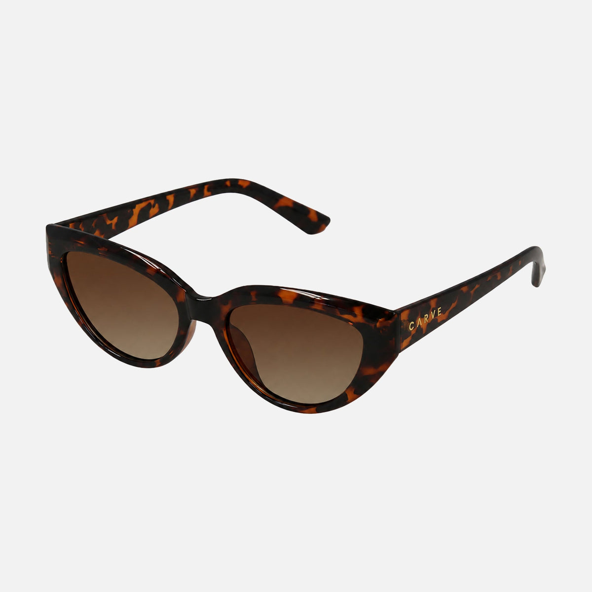 COCO - GLOSS TORT FRAME WITH  BROWN LENS