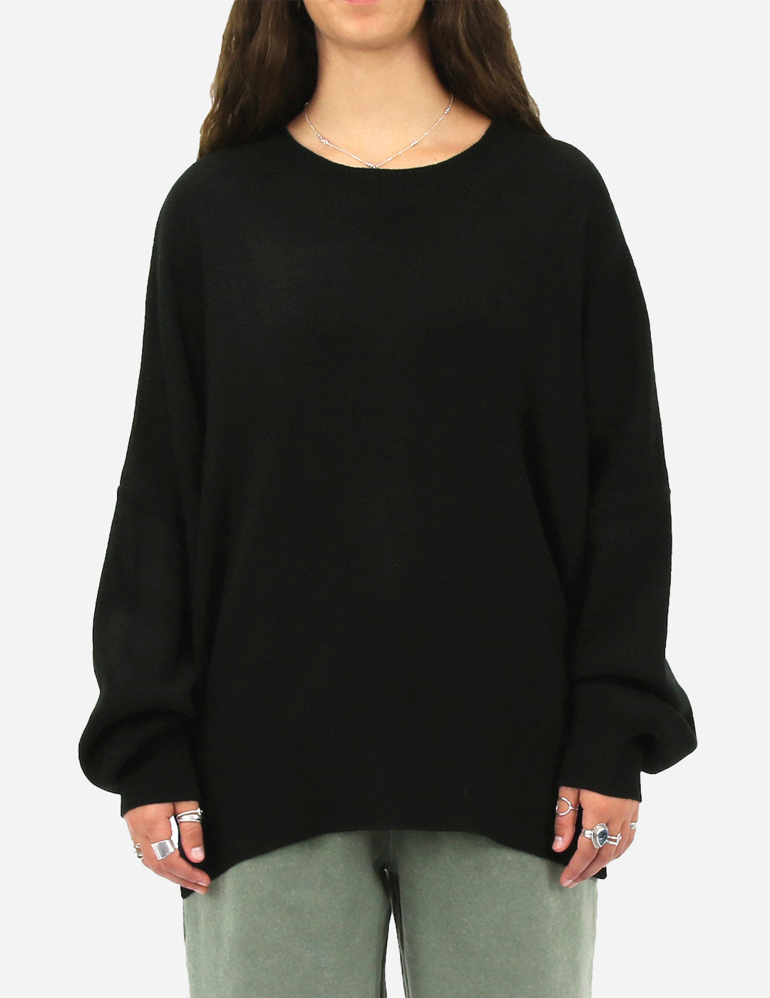 SELMA - Women’s L/S Knit Jumper - Black