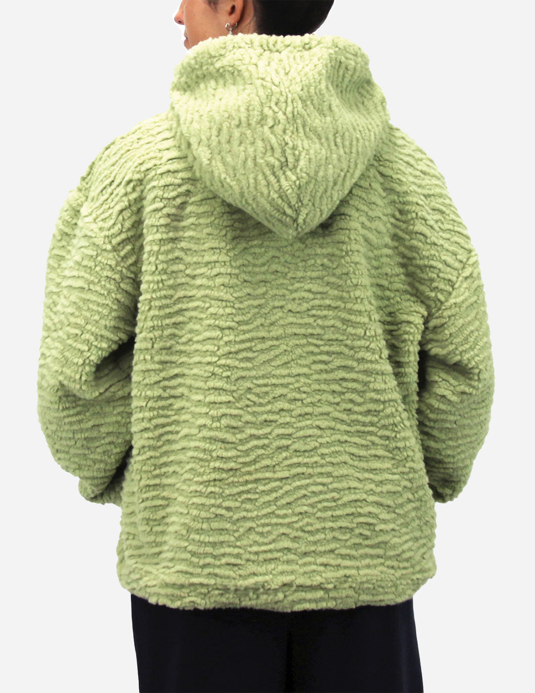 MYKI - Women’s Pullover Hoodie Polar Fleece - Pistachio